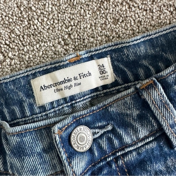 Abercrombie & Fitch Ultra‎ High Rise Jeans Size 24/00 - Picture 3 of 8
